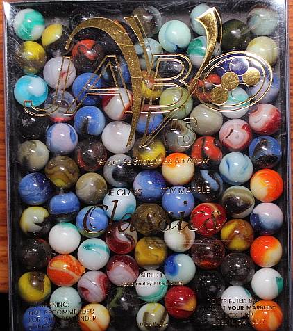 Jabo Classic Marbles Collector Set Hard To Find Marbles KEEPERS L-652 SIX PACK 
