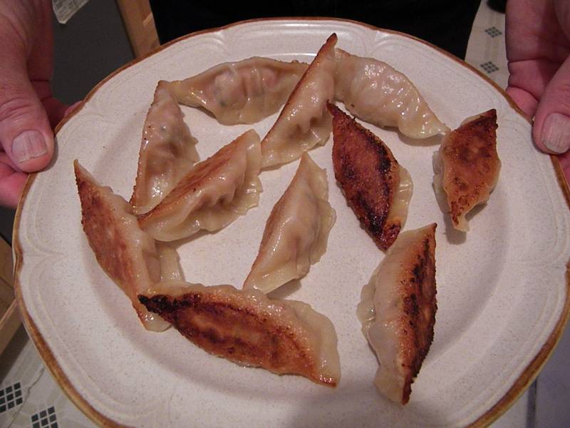 Pork and Napa Cabbage Water Dumplings (Pot Stickers) Pork and Napa Cabbage Water Dumplings (Pot Stickers)